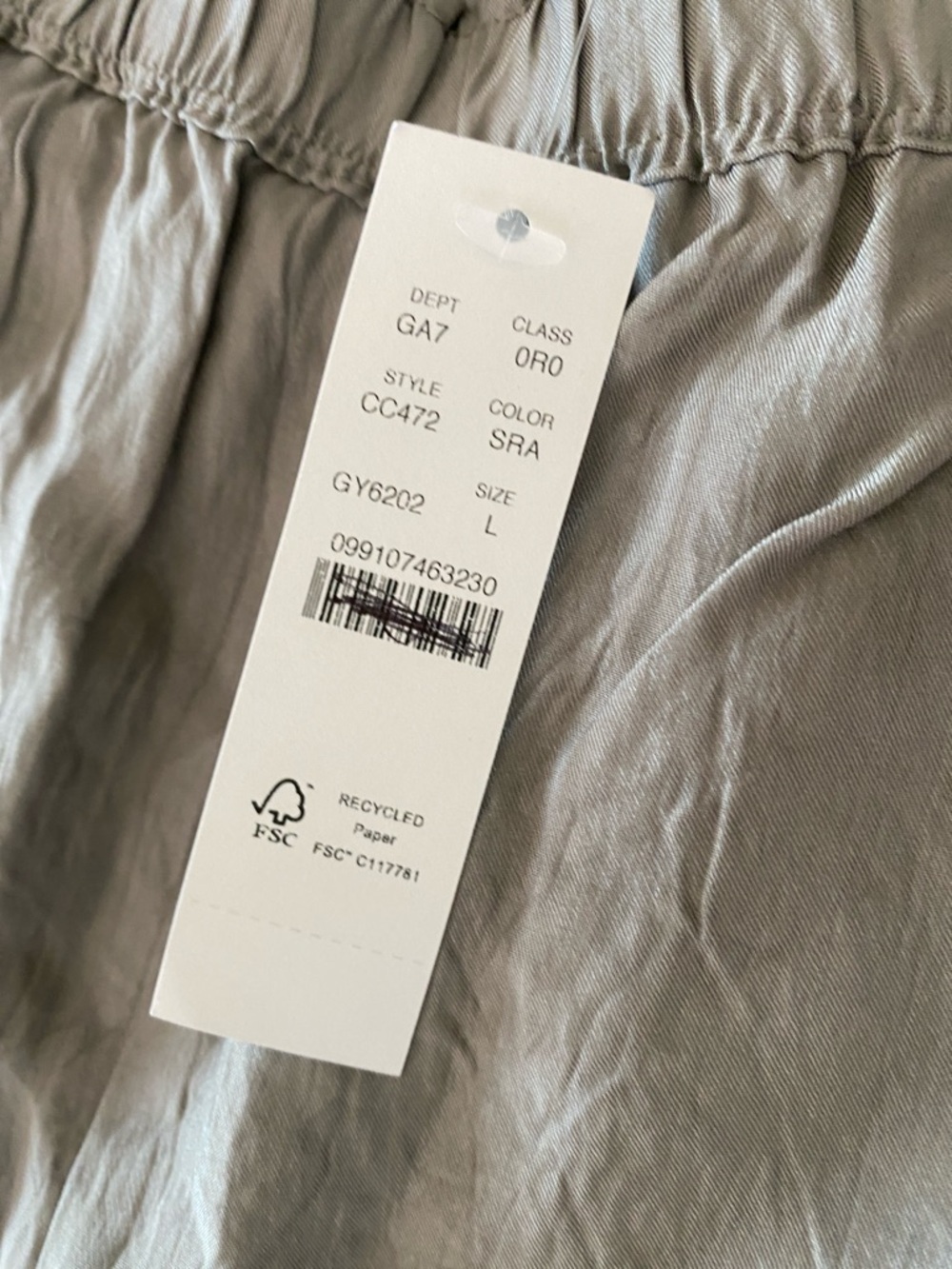 NEW! J. Crew Stratus pant in textured satin- spring rain color size L - Picture 5 of 12